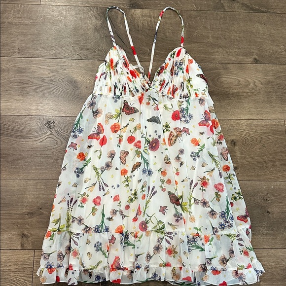 leena Mac Duggal Butterfly Floral dress - Picture 10 of 14